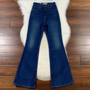 Levi’s Standing Steady 70’s High Rise Flare Denim Jeans size 23